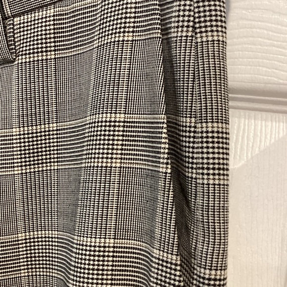J. Crew Bowery Houndstooth Plaid Four Season Wool Dress Pant, Size 32 x 32 - Picture 5 of 16